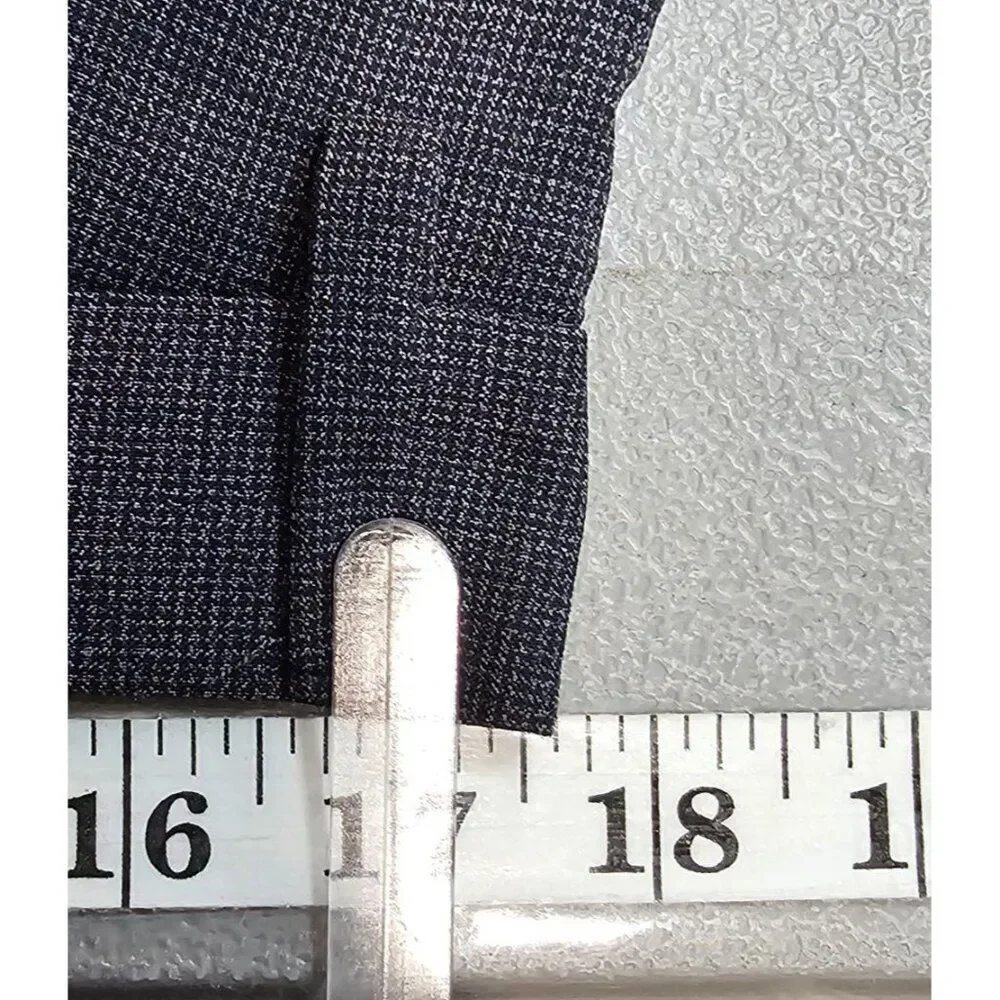Banana Republic Mens 33 Navy Wool Blend Core Temp Slim Tapered Fit Dress Pant